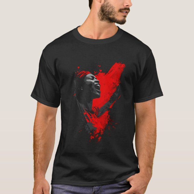 Camiseta Voz en Rojo (Anverso)