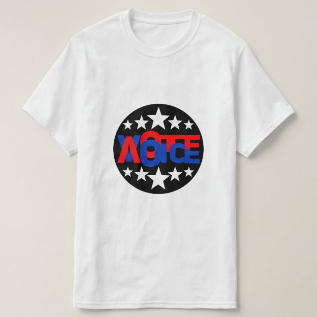 Camiseta Voz: Haz que tu voto cuente en 2024 (Diseño del anverso)