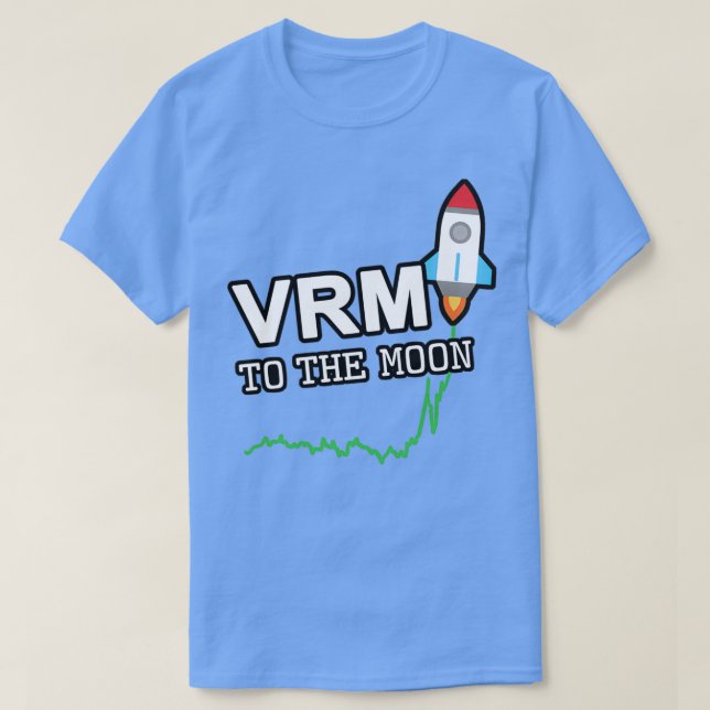 Camiseta VRM to the Moon White (Diseño del anverso)