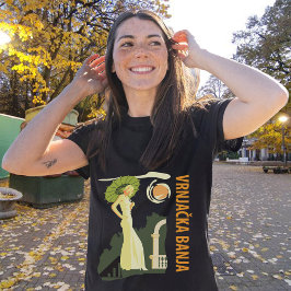 Camiseta Vrnjacka Banja Serbia Sun Lady Green Travel