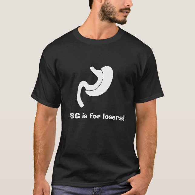 Camiseta ¡VSG está para los perdedores! (Anverso)