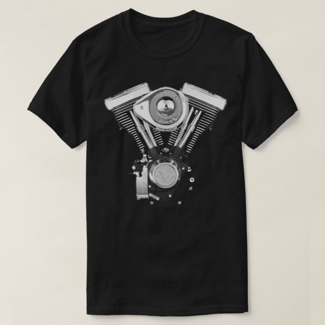 Camiseta VTwin Biker (Diseño del anverso)