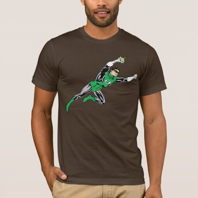 Camiseta Vuelo a la derecha de la Lancha Verde (Anverso)