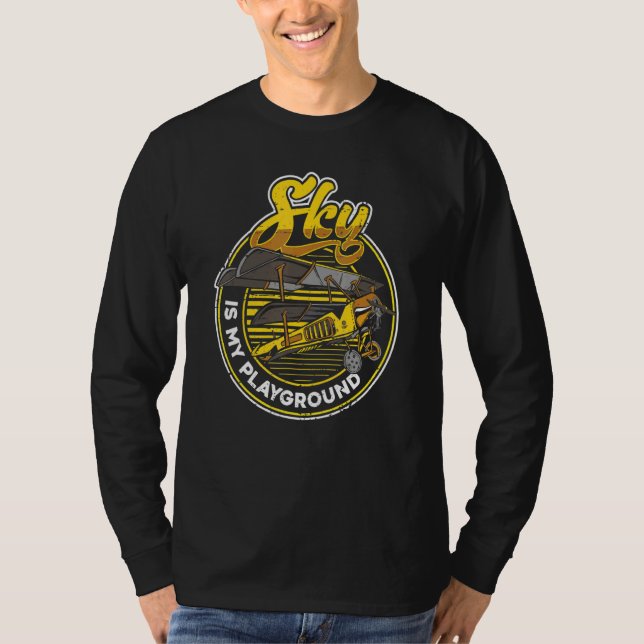 Camiseta Vuelo aéreo piloto (Anverso)
