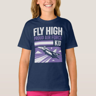 Camiseta Vuelo alto - Orgulloso chico de la Fuerza Aérea