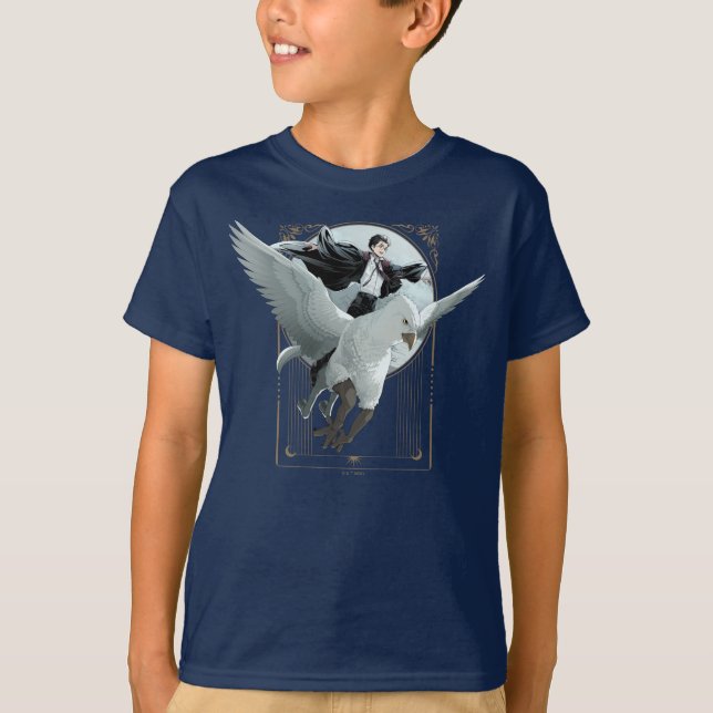 Camiseta Vuelo Anime HARRY POTTER™ con Buckbeak (Anverso)