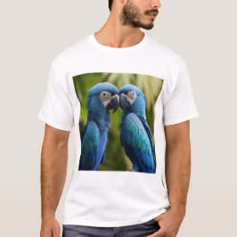 Camiseta Vuelo azur: Guacamayo azul