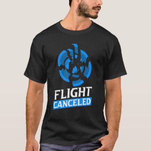 Camiseta Vuelo cancelado tiroteo de pichón de arcilla de ar