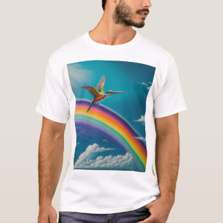 Camiseta Vuelo celeste