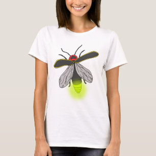 Camiseta vuelo de bicho de rayo iluminado