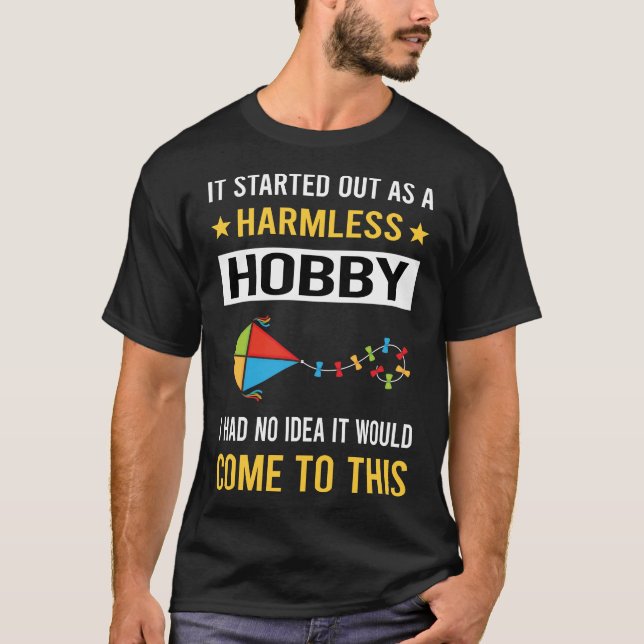 Camiseta Vuelo de cometas sin sentido del hobby (Anverso)