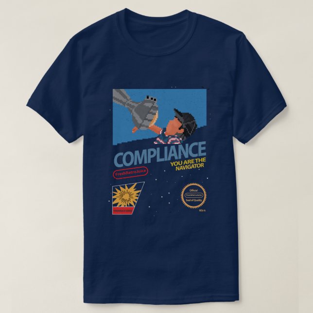 Camiseta Vuelo de cumplimiento del navegador (Diseño del anverso)