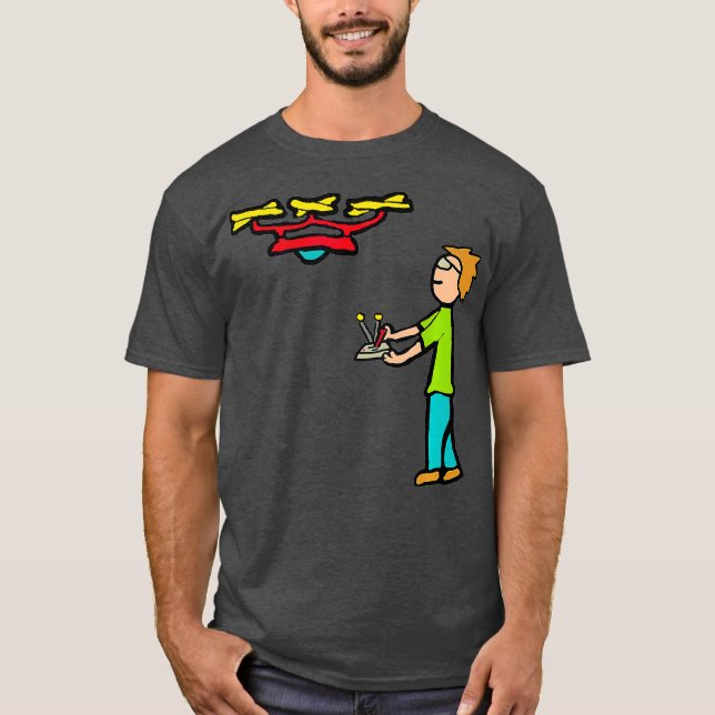Camiseta Vuelo de drones RC (Anverso)