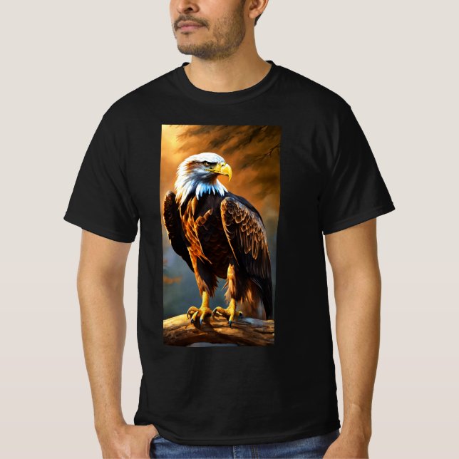 Camiseta "Vuelo de la majestuosa Águila Tee" (Anverso)