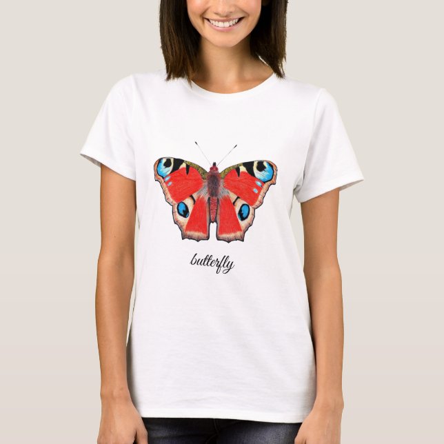 Camiseta Vuelo de la moda de las mujeres de Libertad (Anverso)