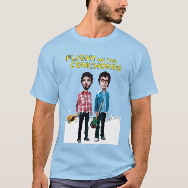 Camiseta Vuelo de los Conchords (Anverso)