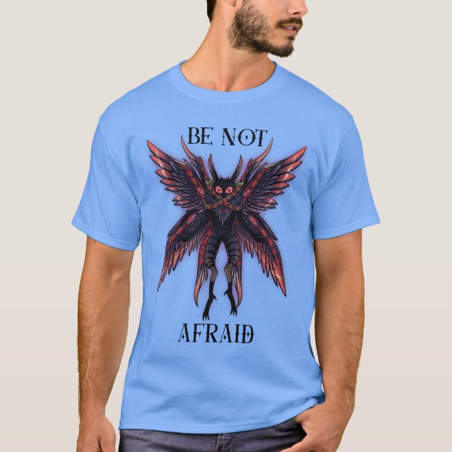 Camiseta Vuelo de Mothman: puente entre lo divino (Anverso)
