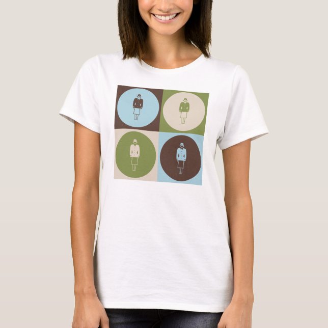 Camiseta Vuelo del arte pop (Anverso)