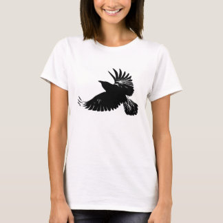 Camiseta Vuelo del cuervo - cuervo salvaje - alas hermosas
