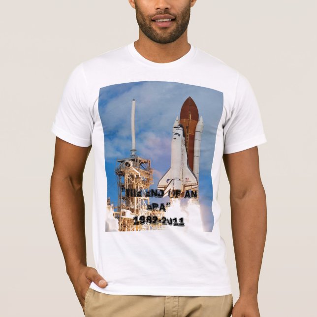 Camiseta Vuelo del final de los transbordadores espaciales (Anverso)