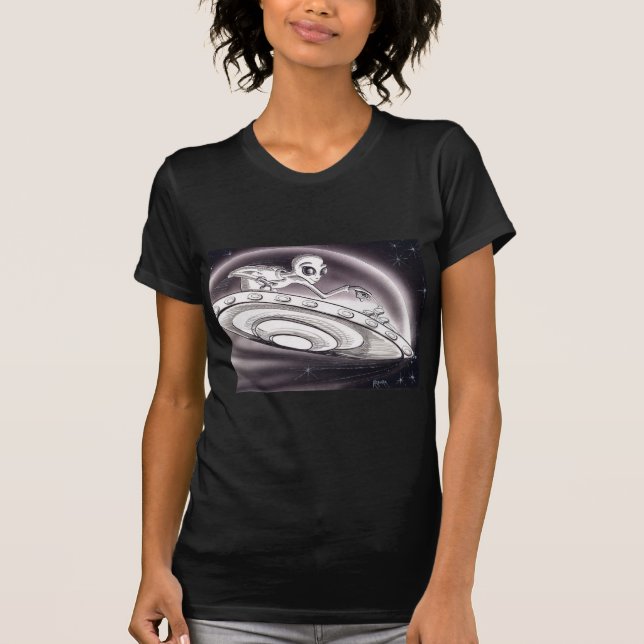 Camiseta Vuelo del UFO (Anverso)
