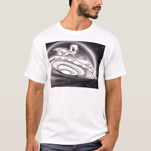 Camiseta Vuelo del UFO (Anverso)