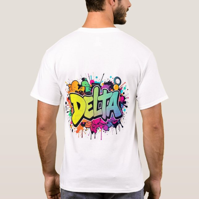 Camiseta vuelo delta (Reverso)