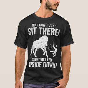 Camiseta Vuelo divertido de saltos ecuestres de caballo 