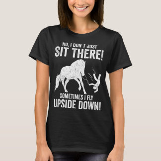 Camiseta Vuelo divertido de vaulting ecuestre de caballo Id