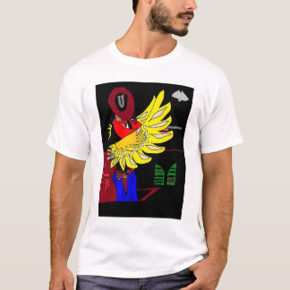 Camiseta Vuelo dorado del ilegal