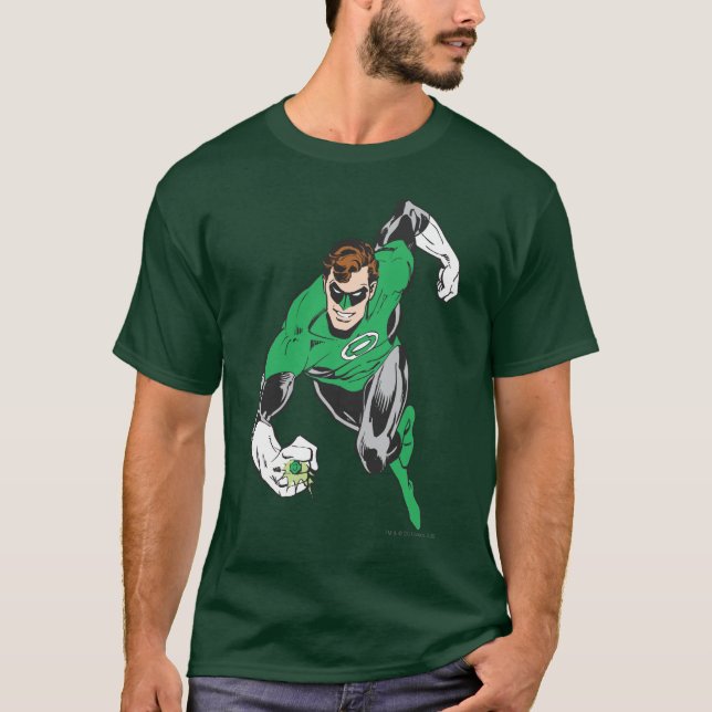 Camiseta Vuelo hacia delante de Green Lantern (Anverso)