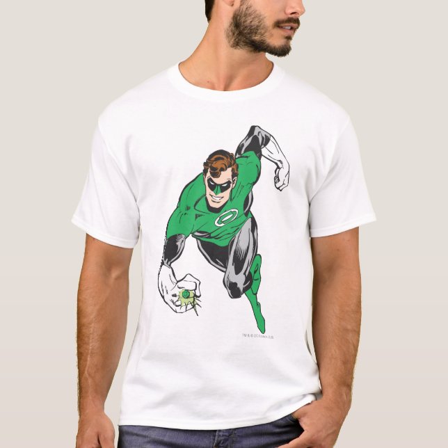 Camiseta Vuelo hacia delante de Green Lantern (Anverso)