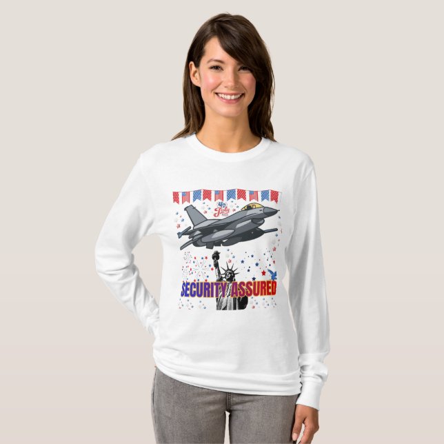 Camiseta Vuelo libre del águila blanco (Anverso completo)