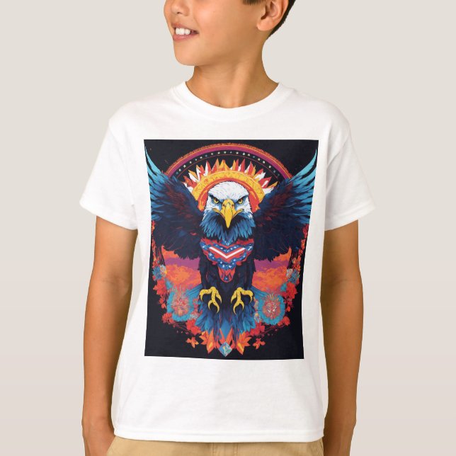 Camiseta "Vuelo majestuoso" (Anverso)