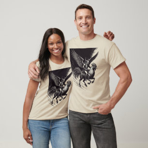 Camiseta Vuelo Místico de Vassago, el Jinete del Halcón