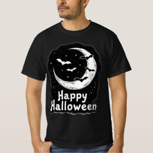 Camiseta Vuelo nocturno espeluznante: Murciélagos de Hallow