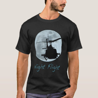 Camiseta Vuelo nocturno Huey Uh-1 Iroquois