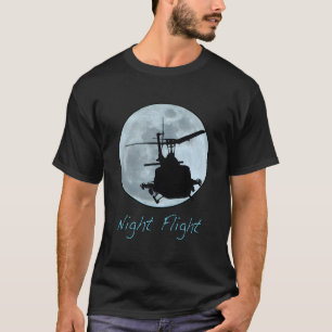 Camiseta Vuelo nocturno Huey Uh-1 Iroquois