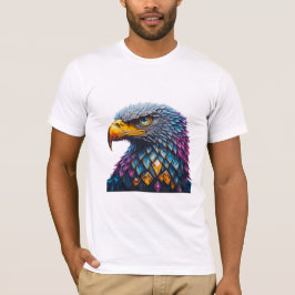 Camiseta Vuelo radiante: Tee Emblem De Águila Cristal