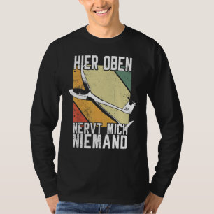 Camiseta Vuelo, Sailflyer, Hier Oben Nervt Mich Ni