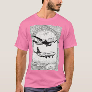 Camiseta Vuelo sin tiempo: historia de aviación negra y bla