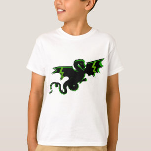 CAMISETA VUELO VERDE DEL DRAGÓN DEL RELÁMPAGO (MEJOR PREM