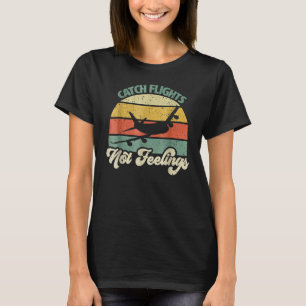 Camiseta Vuelos de captura sin sensación de vuelo estilo re