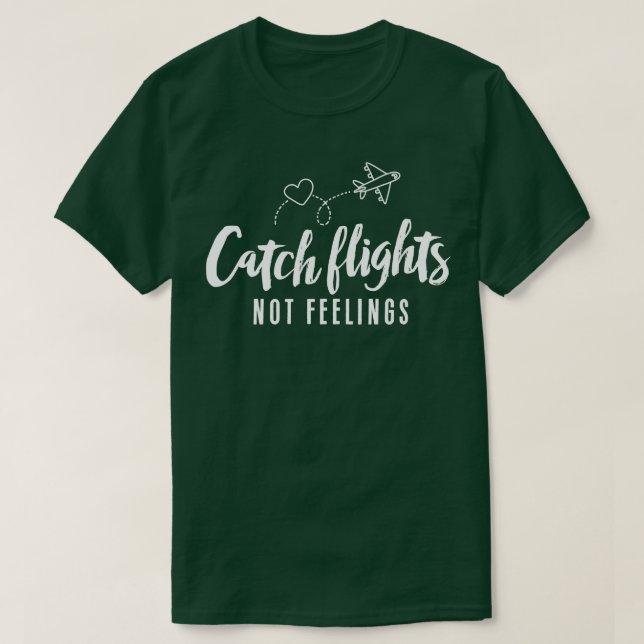 Camiseta Vuelos de captura sin sentimientos (Diseño del anverso)