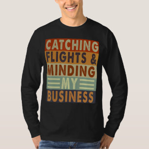 Camiseta Vuelos de captura y minería en mi Vintage de negoc