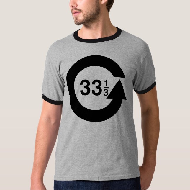 Camiseta Vuelta @ 33,3 RPM (Anverso)