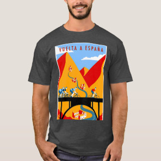 Camiseta VUELTA A ESPANA Impresión de Carreras de bicicleta