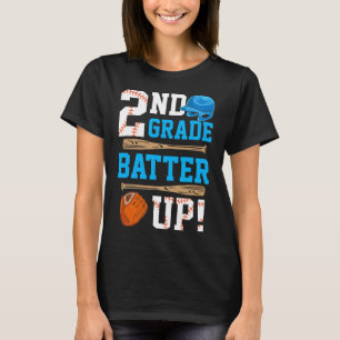 Camiseta Vuelta al cole 2do grado ¡Vamos bateando béisbol p