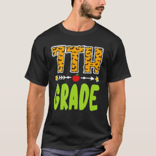 Camiseta Vuelta al cole 7º grado y murciélago de Halloween