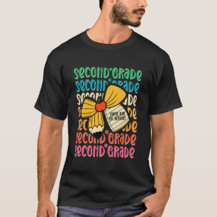 Camiseta Vuelta al cole de segundo grado Lápiz Coquete Vaca